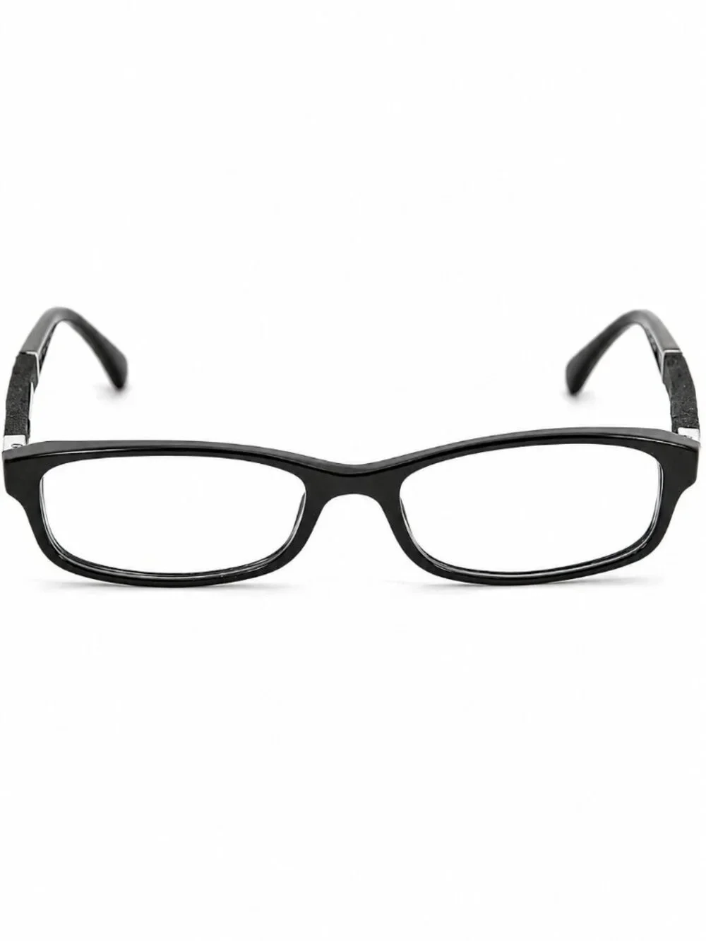 CHANEL 3193 Eyeglasses Black c.501 52mm Rectangular Frames Italy Auth